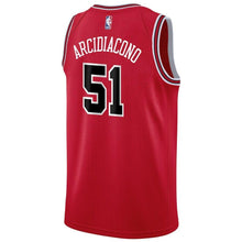 Load image into Gallery viewer, 51 - Men's Nike Ryan Arcidiacono Red Chicago Bulls Swingman Sponsor Patch Jersey – Icon Edition - Red