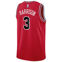 Load image into Gallery viewer, 3 - Men's Nike Shaquille Harrison Red Chicago Bulls Swingman Sponsor Patch Jersey – Icon Edition - Red